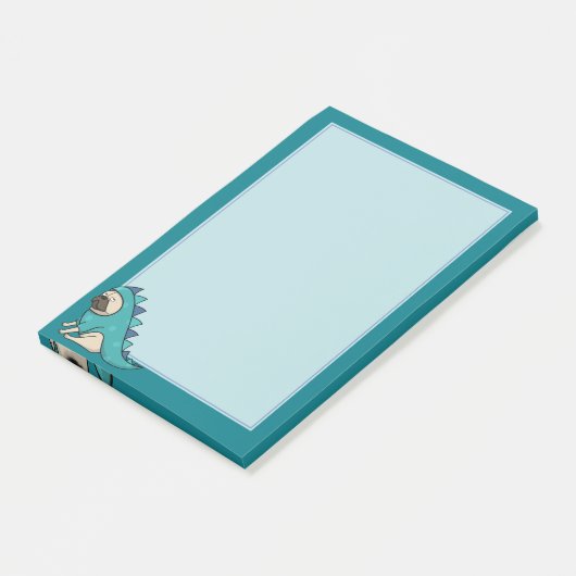 Post-it® Pugasaurus "est fait " (Incliné)