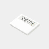 Post-it® Puissance de pingouin de PIÈCE EN T (Incliné)