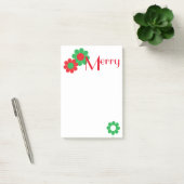 Post-it® Puissance des fleurs de Noël personnalisable (Bureau)
