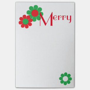 Post-it® Puissance des fleurs de Noël personnalisable