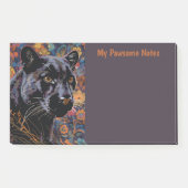 Post-it® Puma Noir Chat Boho My Pawsome Personnel (Devant)