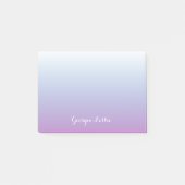 Post-it® Purple Blue Ombre Gradient Personnalisé (Devant)