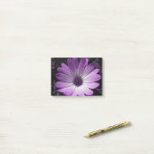 Post-it® Purple Daisy Flower Post il note Pad (Sur un bureau)