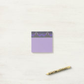 Post-it® Purple Floral Garden (Sur un bureau)