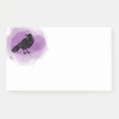 Post-it® Purple Grunge Raven Post-it Notes (Devant)