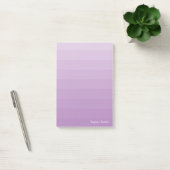 Post-it® Purple Lavender Shades Nom du texte juvénile (Bureau)