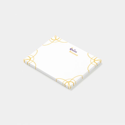 Post-it® Purple Les Notes Du Rectangle Queen (Incliné)