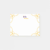 Post-it® Purple Les Notes Post-it Du Rectangle King (Devant)
