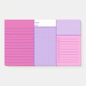 Post-it® Purple Rose Pratique Organisation Pour Faire Combo (Devant)