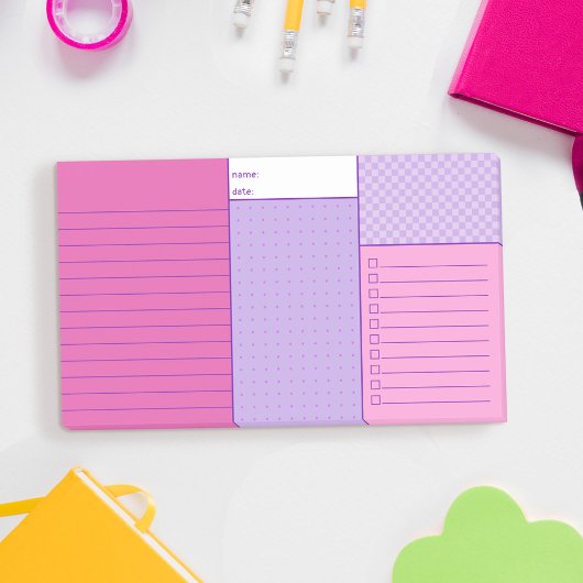 Post-it® Purple Rose Pratique Organisation Pour Faire Combo