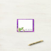 Post-it® Purple Rose Vert Parties scintillant Enseignants A (Sur un bureau)