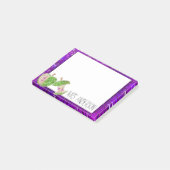 Post-it® Purple Rose Vert Parties scintillant Enseignants A (Incliné)