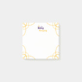 Post-it® Purple The King Carré Post-it Notes (Devant)