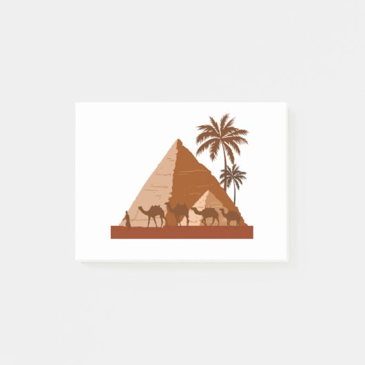 Post-it® Pyramides égyptiennes Venir et Visiter Egypte Cade (Devant)