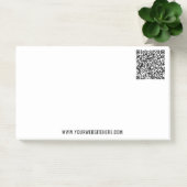 Post-it® QR Code Scan Info Custom Text Stick Notes (Bureau)