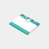 Post-it® Qualité Turquoise (Incliné)