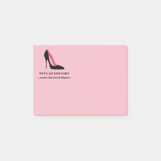 Post-it® Quand échoue tout autrement faites aux talons des (Devant)