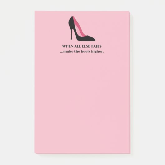 Post-it® Quand échoue tout autrement faites aux talons des (Devant)