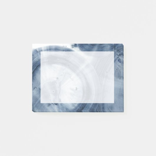 Post-it® Quasars - Cercles bleu encre (Devant)