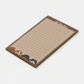 Post-it® Quatre Chien à chiots du roi Charles d'Espagne (Incliné)