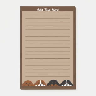 Post-it® Quatre Chien à chiots du roi Charles d'Espagne