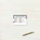 Post-it® Quatre Chiens du Labrador en neige (Sur un bureau)