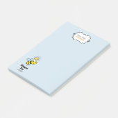 Post-it® Queen Bee mignonne Bumble Bee avec couronne Person (Incliné)
