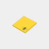 Post-it® Queen Bee Post It Notes / Jaune (Incliné)