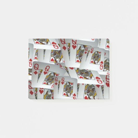 Post-it® "Queen's Gambit : Scattered Pairs of Pocket Queens (Devant)