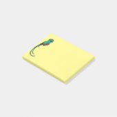 Post-it® Quetzal resplendissant de Birdorable (Incliné)