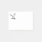 Post-it® Queue de baleine (Devant)