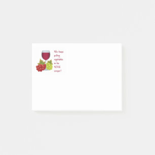 Post-it® Qui met des légumes dans la croustille à vin ?