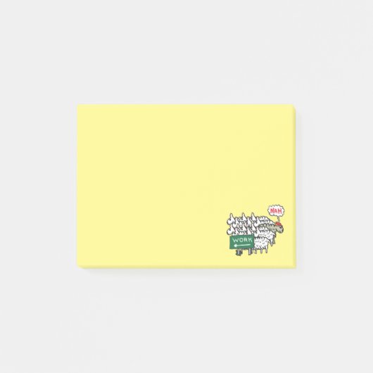 Post-it® Quitter le travail (Devant)