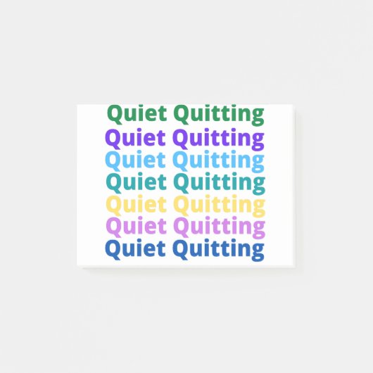 Post-it® Quitter tranquillement (Devant)