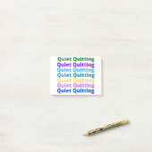 Post-it® Quitter tranquillement (Sur un bureau)