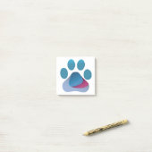 POST-IT (R) OPMERKINGEN 3"x3" met Paw Logo Post-it® Notes (Op bureau)