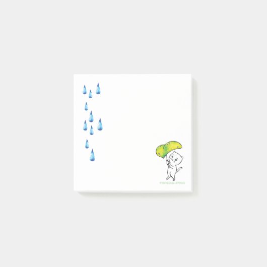 Post-it® Rain drop post-it notes (Devant)