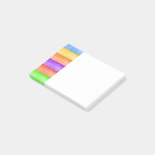 Post-it® Rainbow 4x3 Post Notes (Incliné)