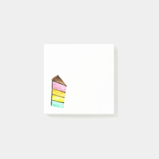Post-it® Rainbow Cake watercolor (Devant)