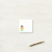 Post-it® Rainbow Cake watercolor (Sur un bureau)