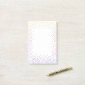 Post-it® Rainbow Confetti Post it Notes (Sur un bureau)