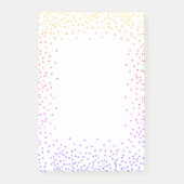 Post-it® Rainbow Confetti Post it Notes (Devant)