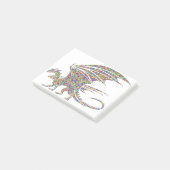 Post-it® Rainbow Dragon Tribal Tattoo Idée cadeau (Incliné)