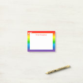 Post-it® Rainbow et Stars Personnalisés (Sur un bureau)
