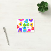 Post-it® Rainbow flower pride amour ajouter nom texte lqbtq (Bureau)