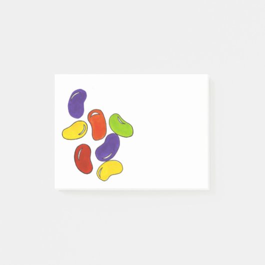 Post-it® Rainbow Jelly Bean Pâques Panier bonbon (Devant)