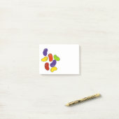 Post-it® Rainbow Jelly Bean Pâques Panier bonbon (Sur un bureau)
