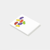Post-it® Rainbow Jelly Bean Pâques Panier bonbon (Incliné)