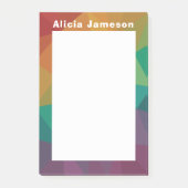 Post-it® Rainbow moderne personnalisation post il note (Devant)