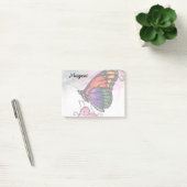 Post-it® Rainbow Monarch Butterfly Original Fantasy Art (Bureau)